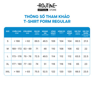 Áo Thun Tay Ngắn Nam Nhãn Trang Trí Form Regular - Routine 10F25TSS021