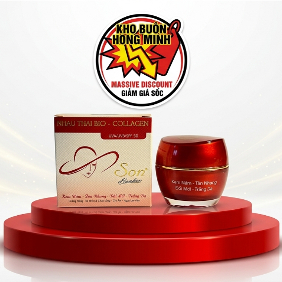 Kem Dưỡng Da SON [Đỏ] - Nhau Thai Cừu & Collagen, Nuôi Dưỡng Da Sáng Khỏe, Đàn Hồi Săn Chắc