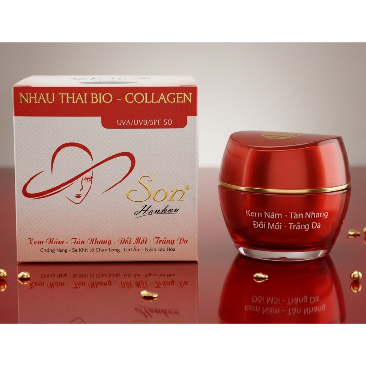 Kem Dưỡng Da SON [Đỏ] - Nhau Thai Cừu & Collagen, Nuôi Dưỡng Da Sáng Khỏe, Đàn Hồi Săn Chắc