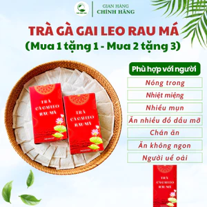 Mua 2 tặng 3 Trà Cà Gai Leo Rau Má Thảo Dược Zone