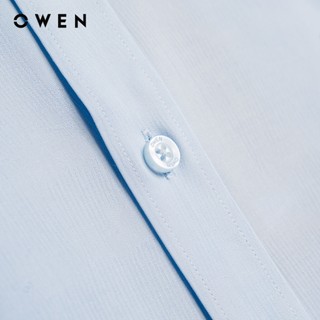 Owen - Áo sơ mi dài tay Slim Fit AS261044D màu Xanh nhạt chất liệu Bamboo spandex