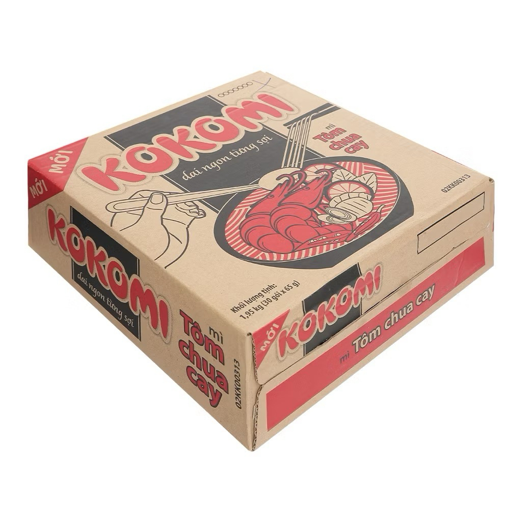 1 thùng KOKOMI 30 gói 65gr/75gr/90gr