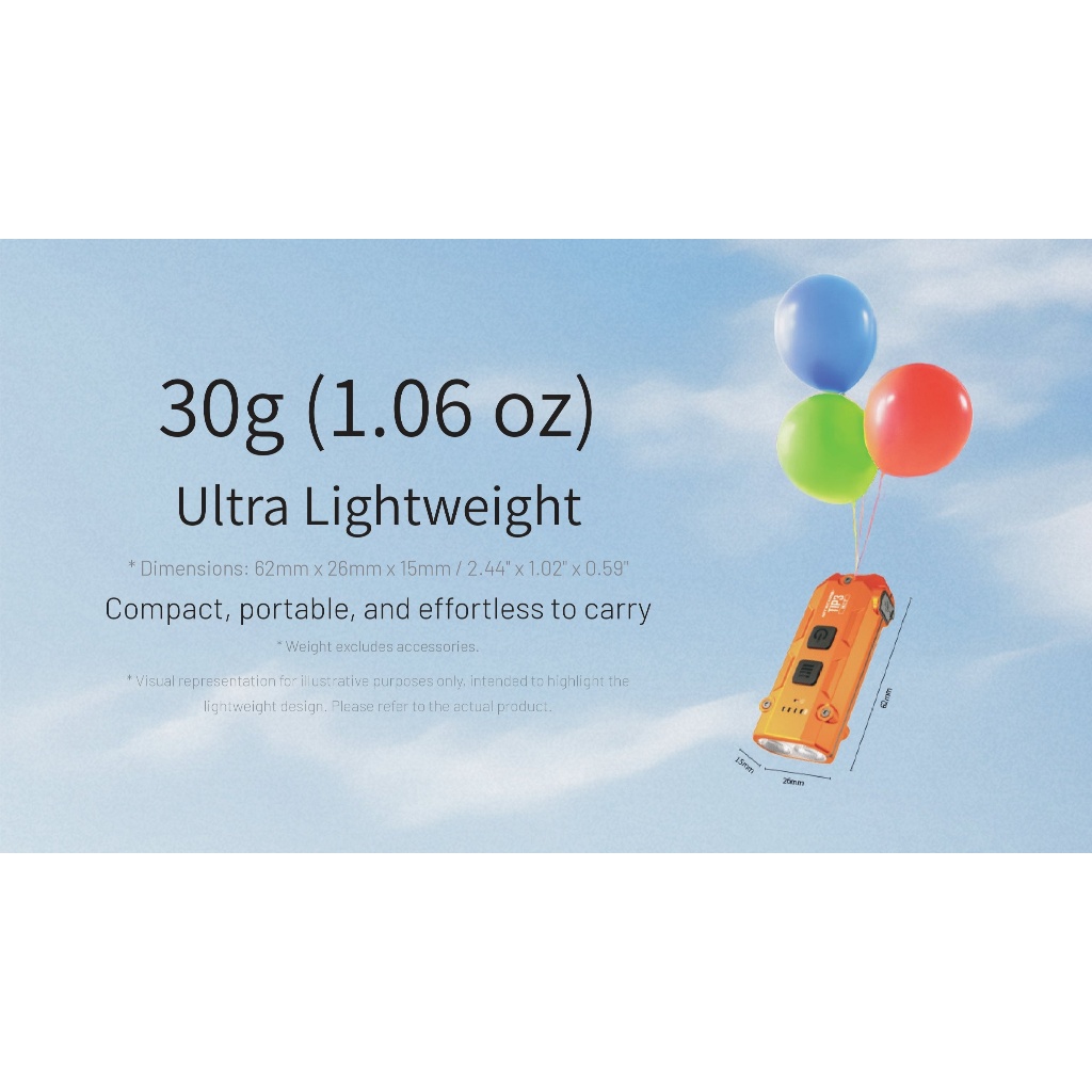 Đèn pin móc khóa NITECORE TIP3 (720 Lumens)