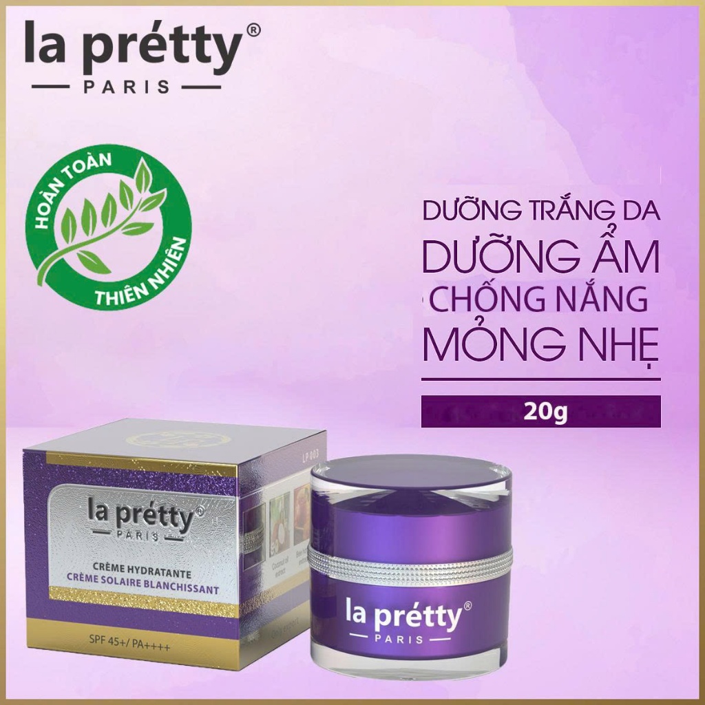 Kem dưỡng ẩm trắng da chống nắng La Pretty Kem Mặt