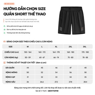 Quần Short Nam MENTORIS Vải Brick Texture Co Giãn Tốt, Form Thể Thao Năng Động, Dễ Vận Động MSR2610