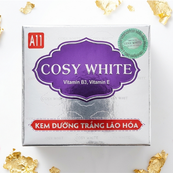 Kem Cosy White A7 A11 (Trắng-Tím) - Kem Face Sữa Non Cấp Ẩm, Dưỡng Da, Se Khít Lỗ Chân Lông