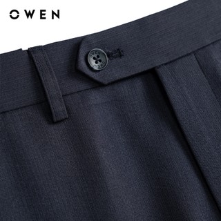 Owen - Quần tây Regular Fit Tăng đơ QRT263060 màu Xám đậm chất liệu Nano