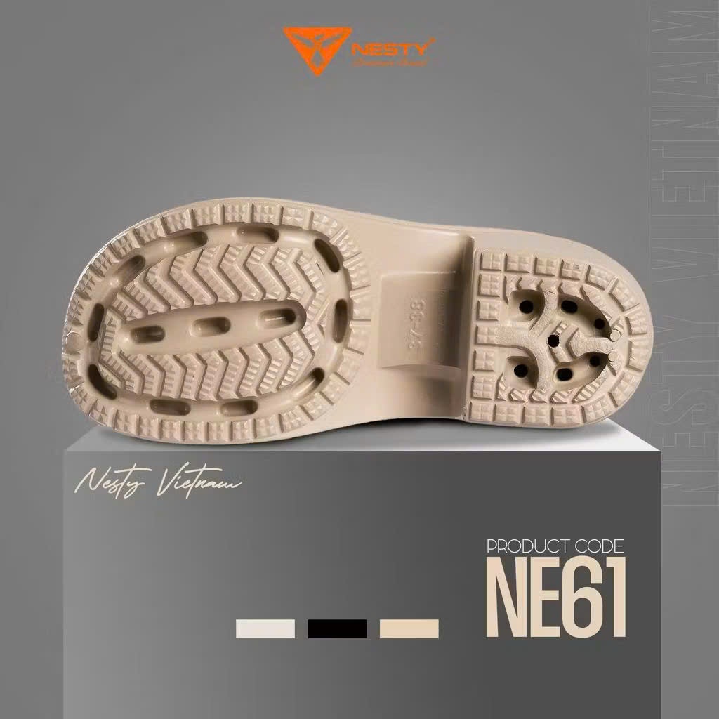 [NE61] Dép sục đế cao 9cm đúc nguyên khối NESTY