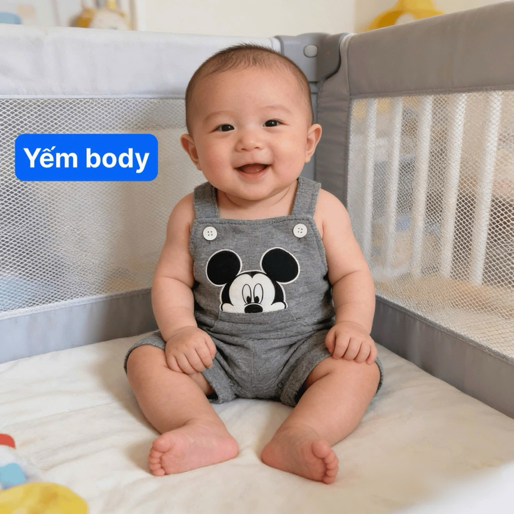 Body Bé Trai Sơ Sinh Mùa Hè C1741 Cotton Mềm Mát Nhiều Mẫu Size Newborn-12M (4-10kg)