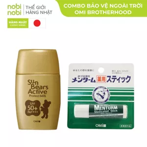 Combo Bảo Vệ Ngoài Trời - Omi Brotherhood (KCN+Son dưỡng)