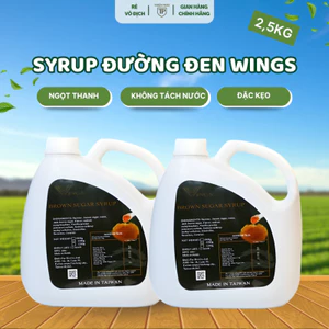 Siro đường đen Wings Đài Loan chai 2,5kg