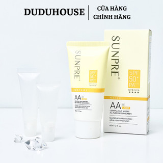 Kem Chống Nắng Mona Frema SUNPRE High Protection AA Aqua Light Facial Gel Kiềm Dầu 60ml Duduhouse