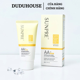 Kem Chống Nắng Mona Frema SUNPRE High Protection AA Aqua Light Facial Gel Kiềm Dầu 60ml Duduhouse