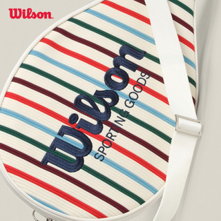 Wilson Unisex Knit Racket Cover SANDRIFT STRIPE Bao Đựng Vợt Tennis WU00138W002001