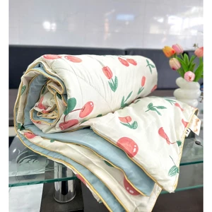 CHĂN HÈ SOYBEAN 2M X 2M2 Chất đũi cotton xơ đậu nành siêu mát – nhẹ
