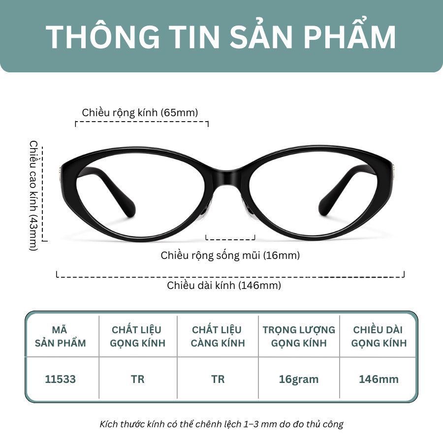 Kính Cận Nữ INNI Dáng Mắt Mèo Thanh Lịch, Gọng TR90 Siêu Nhẹ Dẻo Bền, Kính Đổi Màu Đeo Đi Học Đi Làm