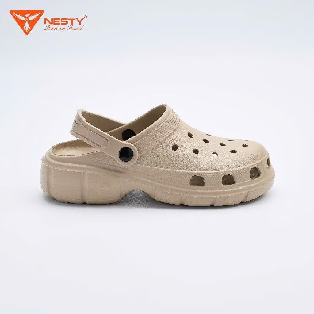 [NE01] Dép Sục Nam Nữ NESTY Kiểu Dáng Basic Đế Mềm Cao 4cm