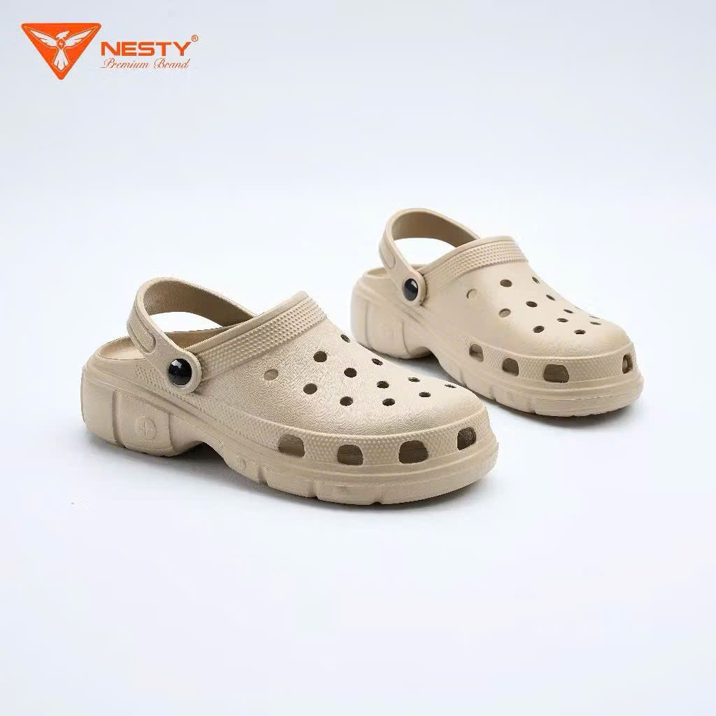 [NE01] Dép Sục Nam Nữ NESTY Kiểu Dáng Basic Đế Mềm Cao 4cm