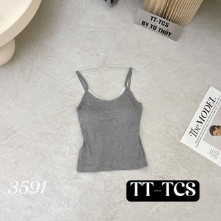 Áo bra tăm viền ren mềm co giãn 3591