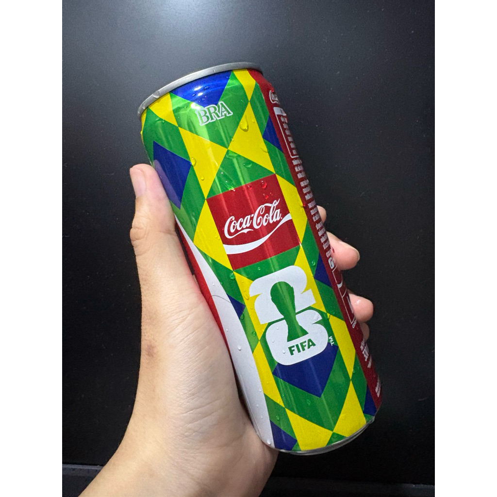 Lon Coca cola phiên bản đội tuyển Brazil (Neymar, Vinícius Júnior, Raphinha, Casemiro,...) kỉ niệm world cup 2026