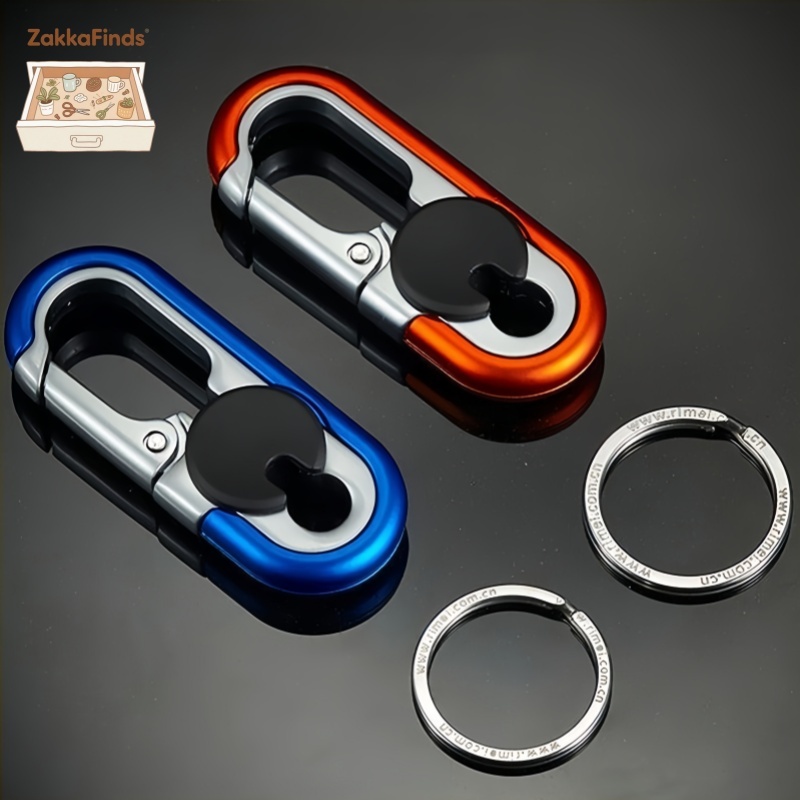 Xe Móc Khóa Sáng Tạo Chìa Khóa Nam Thời Trang Cắm Trại Leo Núi Kim Loại Móc Khóa Xe Tạo Kiểu Tự Động