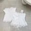 Áo ren quây trắng GUMIN thiết kế áo phối dây nơ cup ngực phối ren bèo viền sang chảnh, áo kiểu nữ cá tính tiểu thư