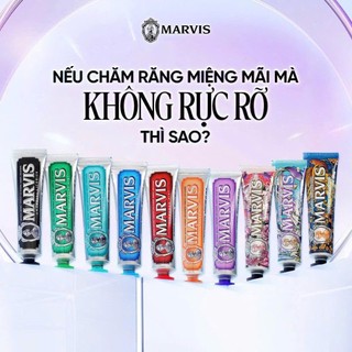 (Hỏa tốc) Kem Đánh Răng Marvis 25ML/75ML/85ML – Hơi thở thơm mát, hỗ trợ trắng răng, sạch miệng, ngừa mảng bám