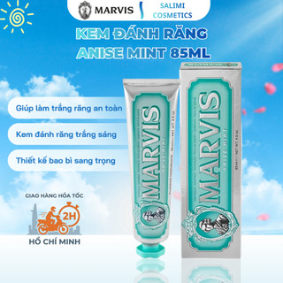 Kem Đánh Răng MARVIS ANISE MINT 85ml (Hương hoa hồi & bạc hà) – Hơi thở thơm mát, trắng răng