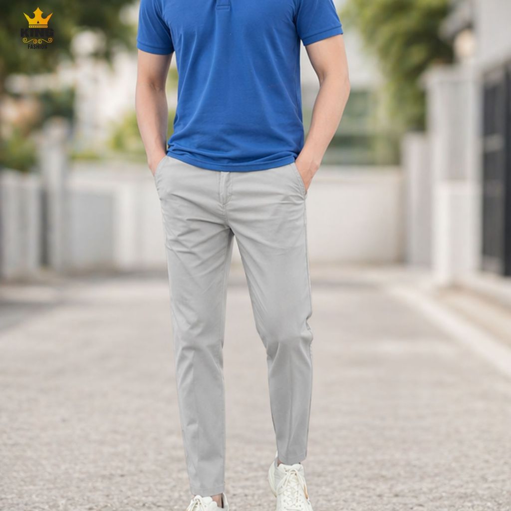 [ HÀNG CAO CẤP ]  Quần Dài Lưng Thun Kaki KINGFASHION Form Slim Fit Sang Trọng Trẻ Trung năng động