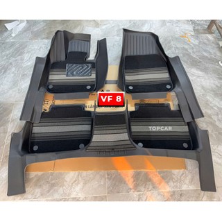 Thảm lót sàn ô tô VINFAST VF8 TOPCAR chất liệu nhựa TPE nguyên sinh cao cấp không chứa chất độc hại