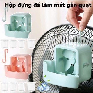 Quạt Điều Hòa Mini Kẹp Lồng Kèm 4 Cốc Đá – Quạt Hơi Nước Làm Mát Nhanh, Gió Lạnh, Tiết Kiệm Điện