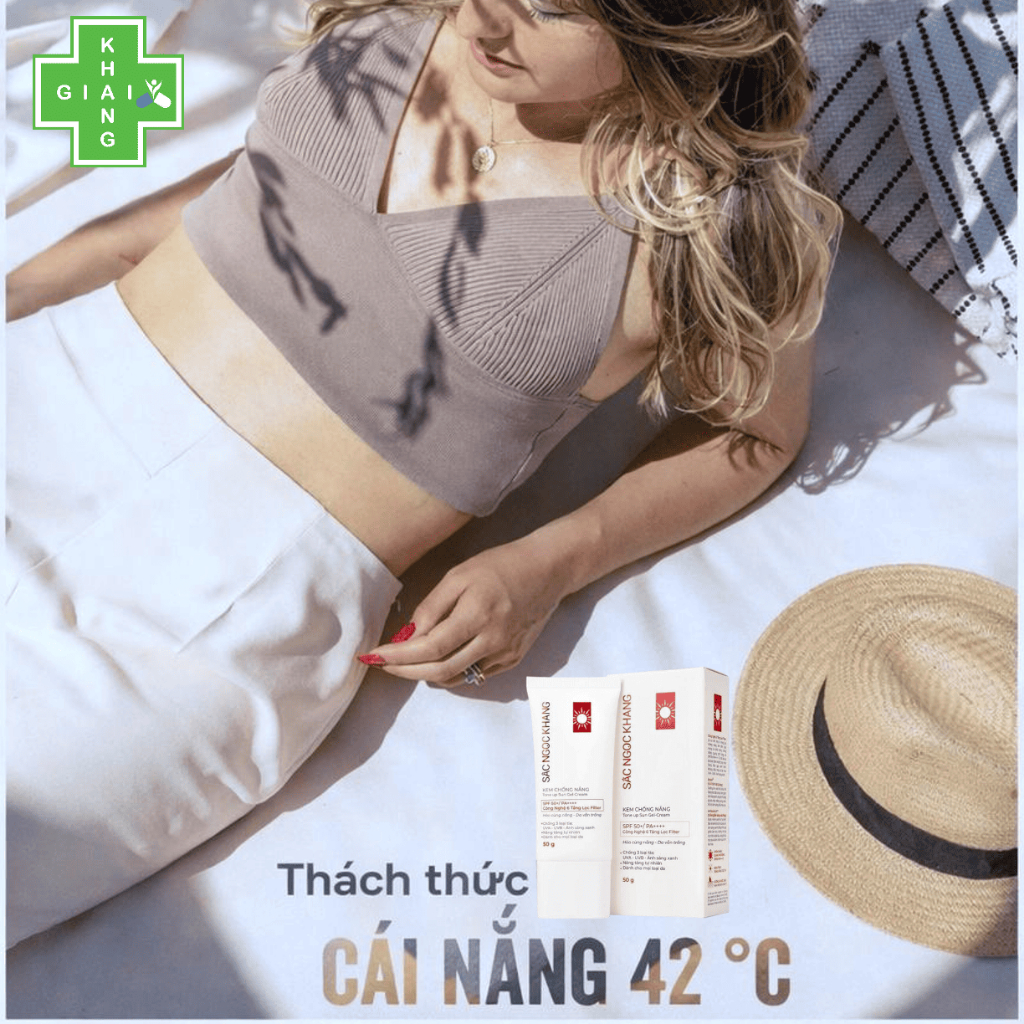 Kem chống nắng thế hệ mới Sắc Ngọc Khang 3in1 giúp tự tin tỏa sáng bất chấp nắng hè(Tube 70g)