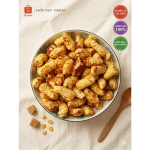 Bỏng Ngô Đường Đen 100g - Snack Bắp Nổ Ngô Quê Giòn Tan, Đậm Vị, Hương Vị Nhà Làm Truyền Thống