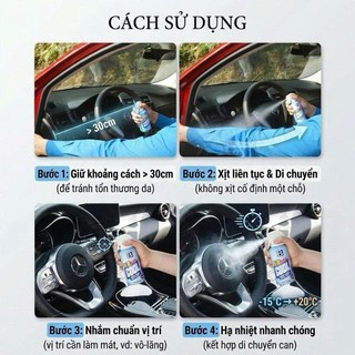 Chai Xịt Lạnh BOTNY 180ml | Xịt Làm Mát Tức Thì | Giảm Nhiệt Nhanh Thiết Bị, Đồ Điện, Kim Loại