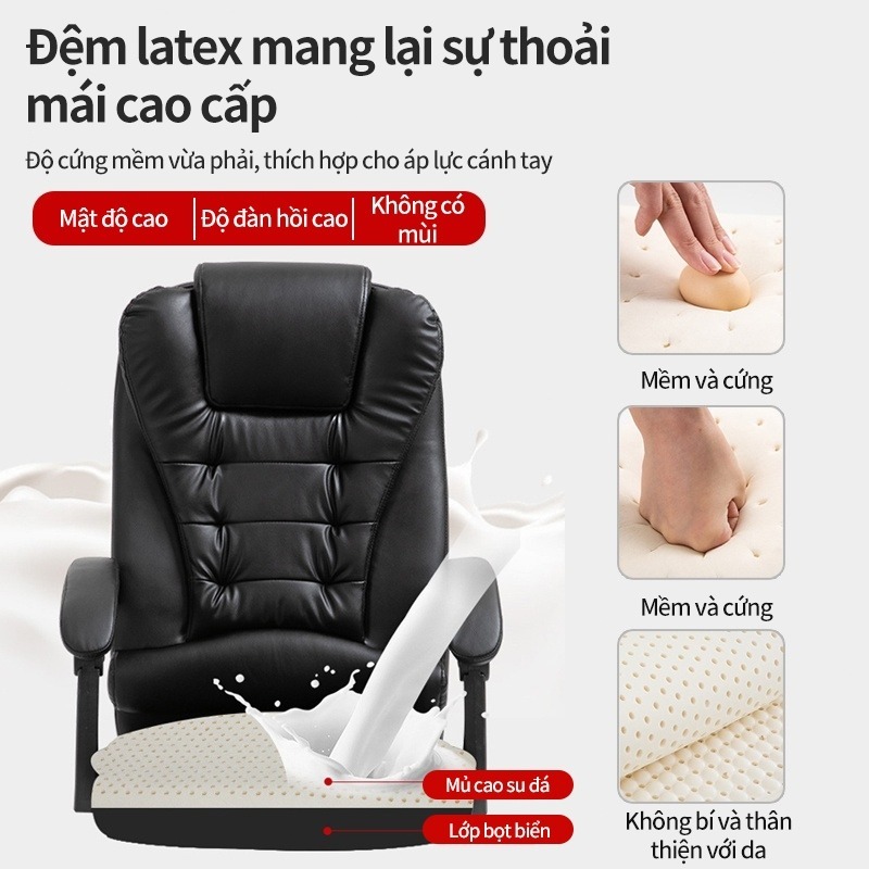 Ghế xoay công thái học có tựa lưng Ghế làm việc học tập tại nhà tại ký túc xá