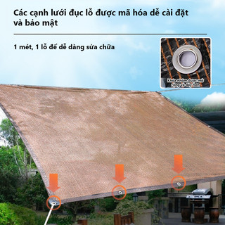OOKAS Lưới che nắng 95% chống UV, bạt che nắng ban công ngoài trời siêu bền, thoáng khí, giảm nhiệt hiệu quả