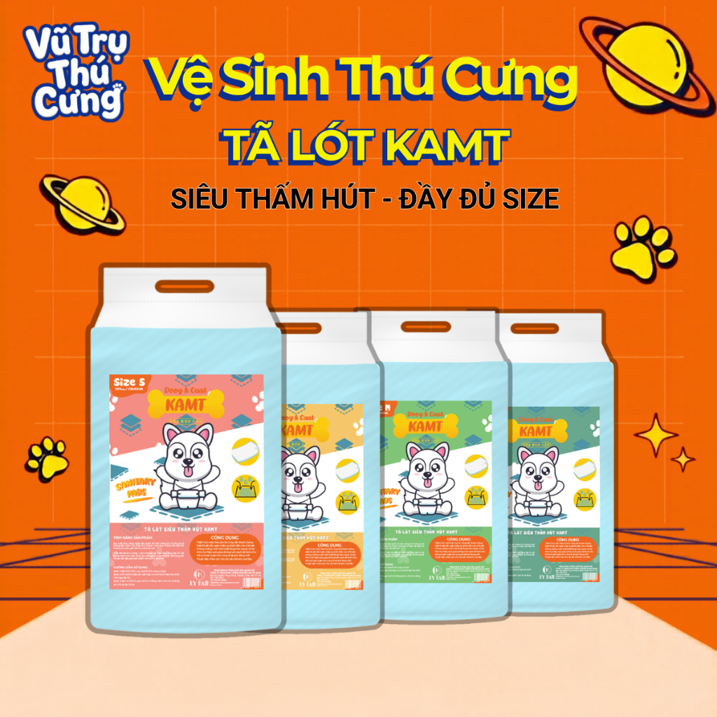 Tấm Lót Chuồng Cho Chó Mèo Dày Dặn, Thấm Hút Tốt KAMT