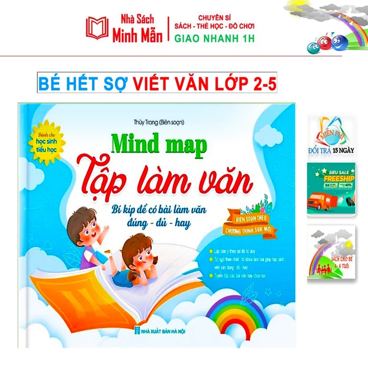 Sách - VIẾT Văn Hay Lớp 1-5, Tập Làm Văn Cho Tiểu Học - Bé Học Nhàn, Viết Hay, Điểm Đẹp