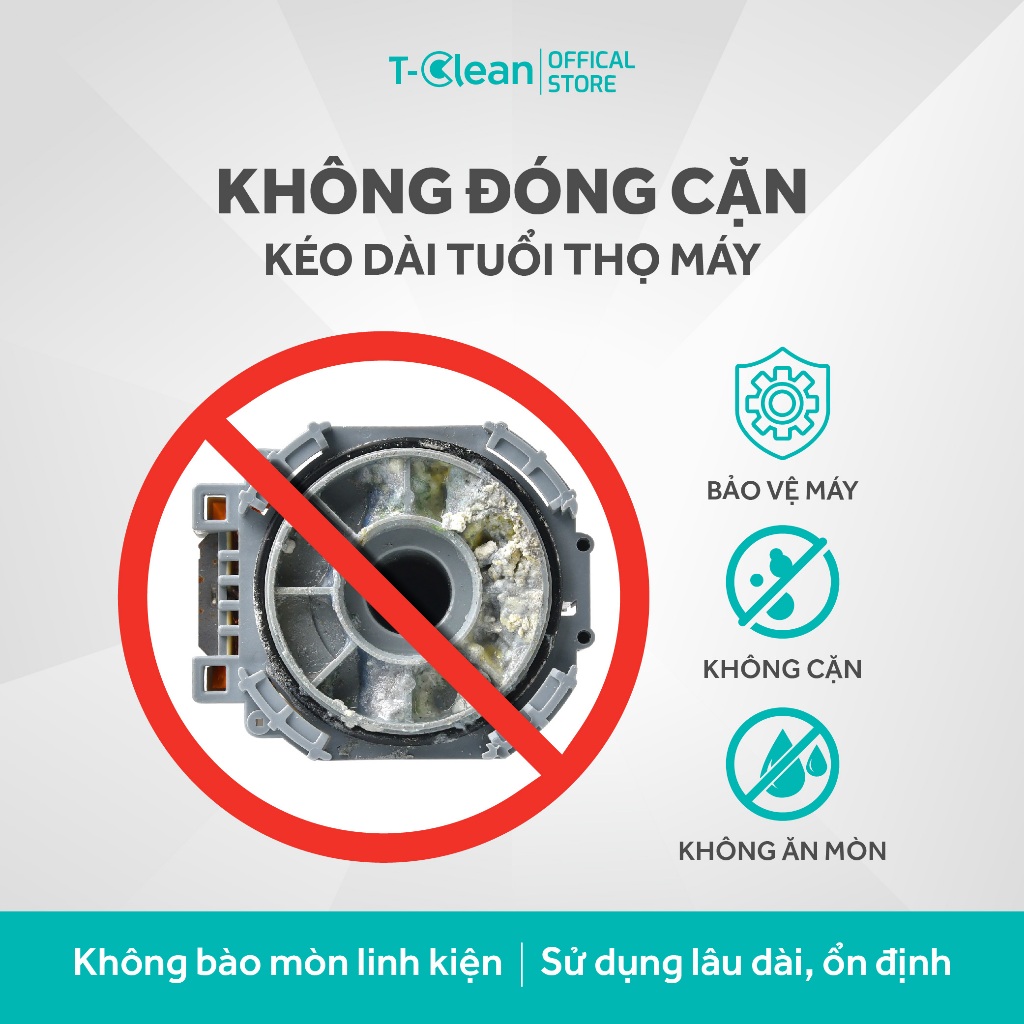 Bột Rửa Bát TClean ECO, Bột Rửa Chén Cho Máy Rửa Bát -1kg Đa Năng, Sạch An Toàn Mùi Chanh Nhẹ