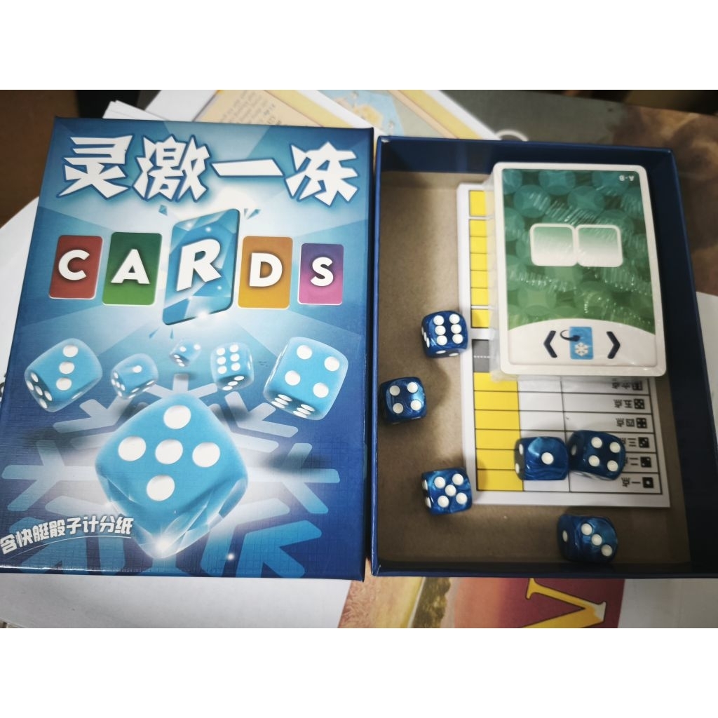 Boardgame DICY CARDS + YAHTZEE 2 in 1 Trò chơi xúc xắc