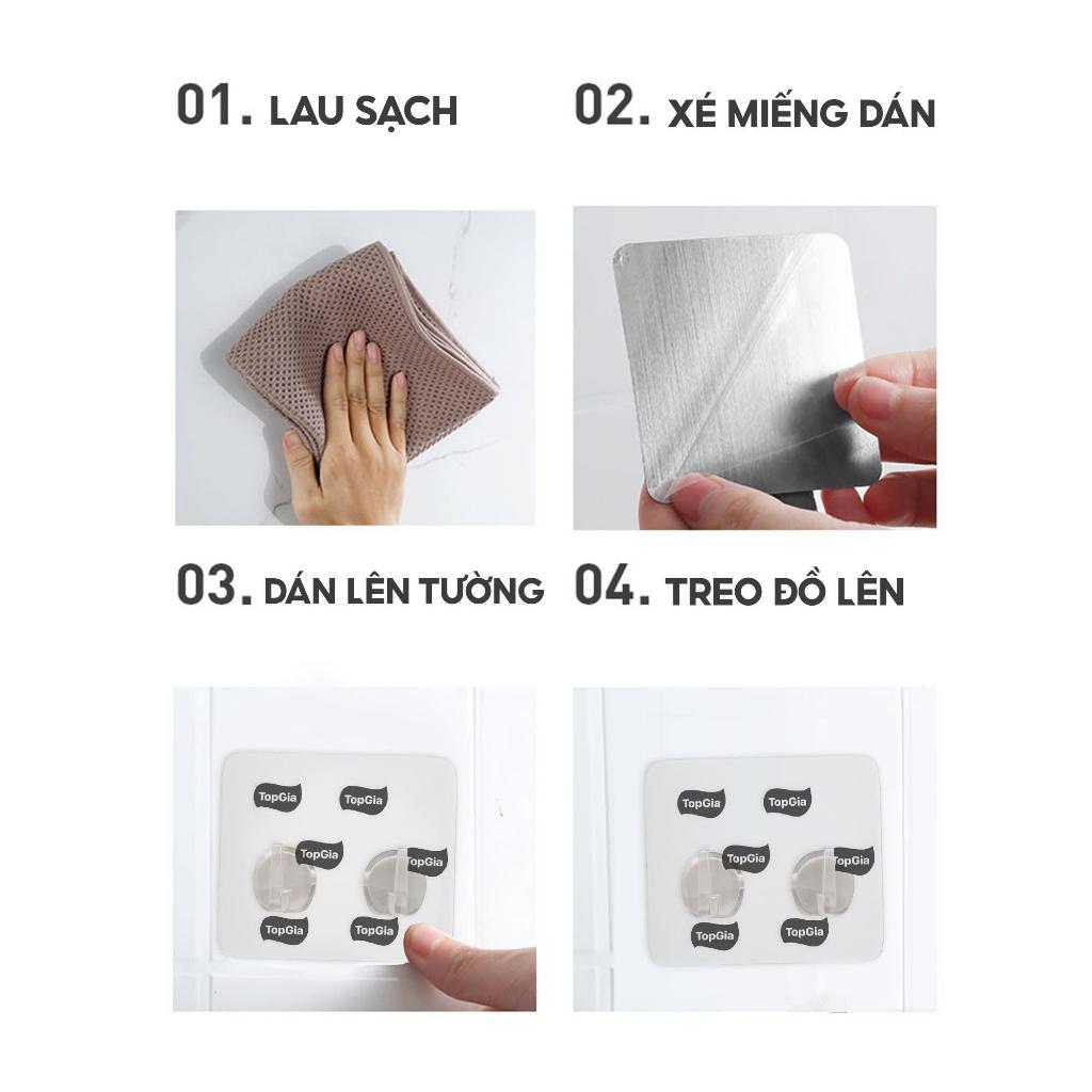 Móc treo tường TOPGIA chắc chắn, nhỏ gọn tiện lợi (QUÀ TẶNG KHÔNG BÁN)