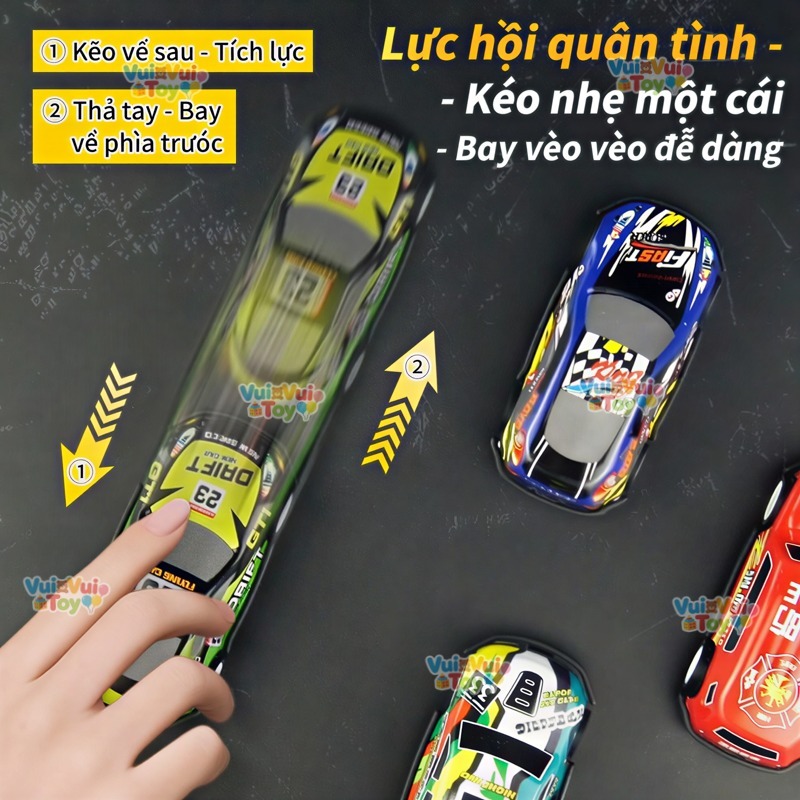 Xe Kéo Bay Lực Hồi - Xe Đua Kéo Giật Siêu Vui, Bay Vèo Vèo!
