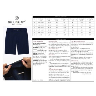 [T7_SALE 20%_HT] Quần Ngố Kaki Nam 1QNKT602 Biluxury Bền Màu Chống Nhăn Kháng Khuẩn