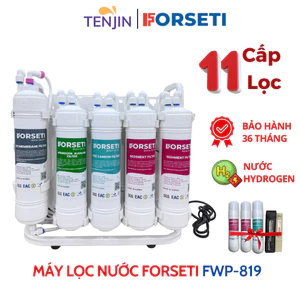 Máy Lọc Nước Để Gầm FORSETI FWP-819 Hydorgen 11 Cấp Cho Nước Siêu Sạch Đảm Bảo Tiêu Chuẩn BYT- Máy Bảo Hành 3 Năm