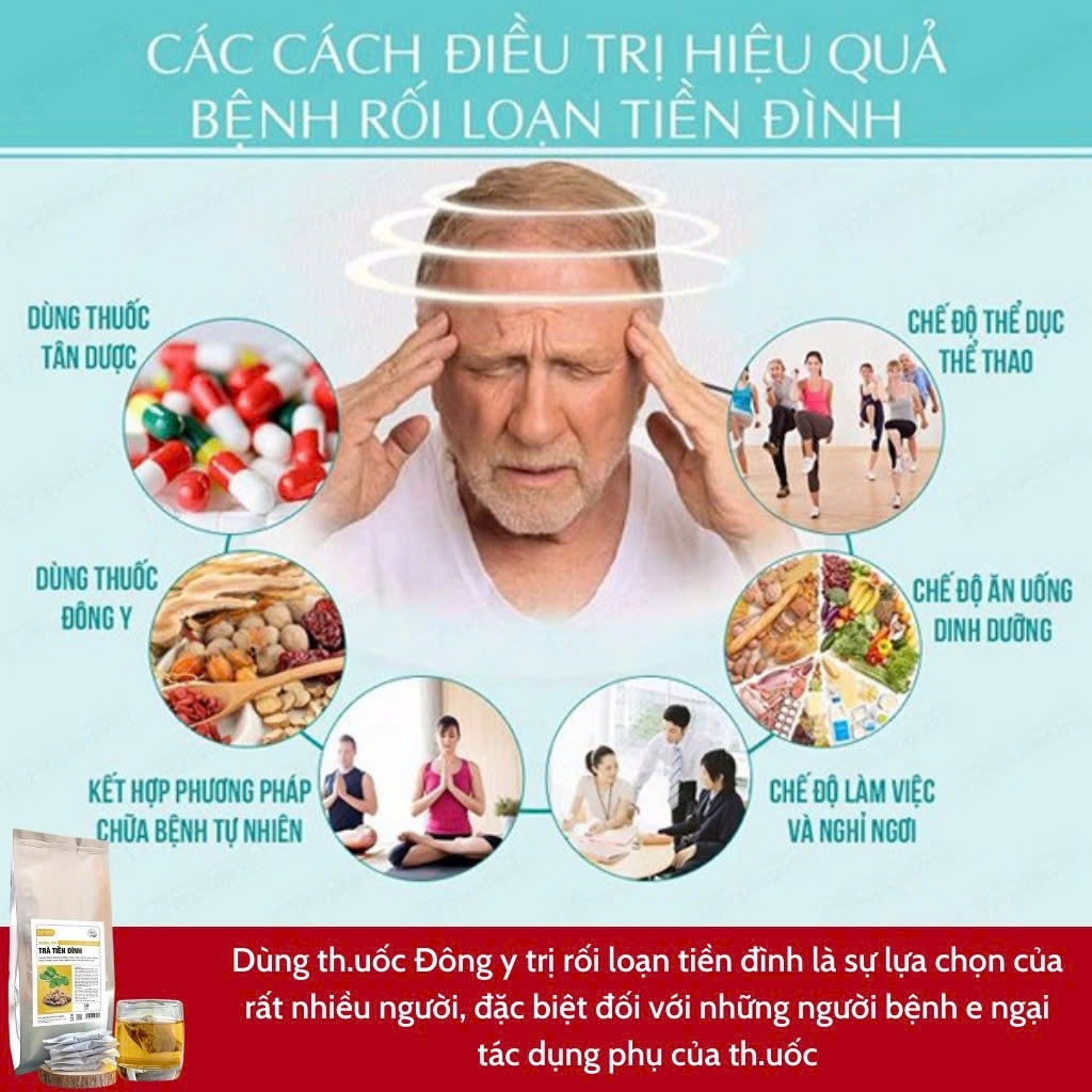 [Rối loạn tiền đình]Trà tiền đình Calen Nature's Farm rối loại tiền đình trung ương, hoa mắt chóng mặt ù tai, chóng mặt