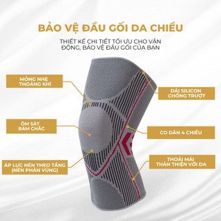 Combo Đai Bảo Vệ Khuỷu Tay 7941 + Bó Gối 7728 ECOFIT, Bảo Vệ Khớp Gym, Chạy Bộ, Cầu Lông Co Giãn Thoáng Khí, Chống Trượt