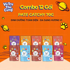 Pate Catchy Cho Mèo Từ Thịt Thật 70g
