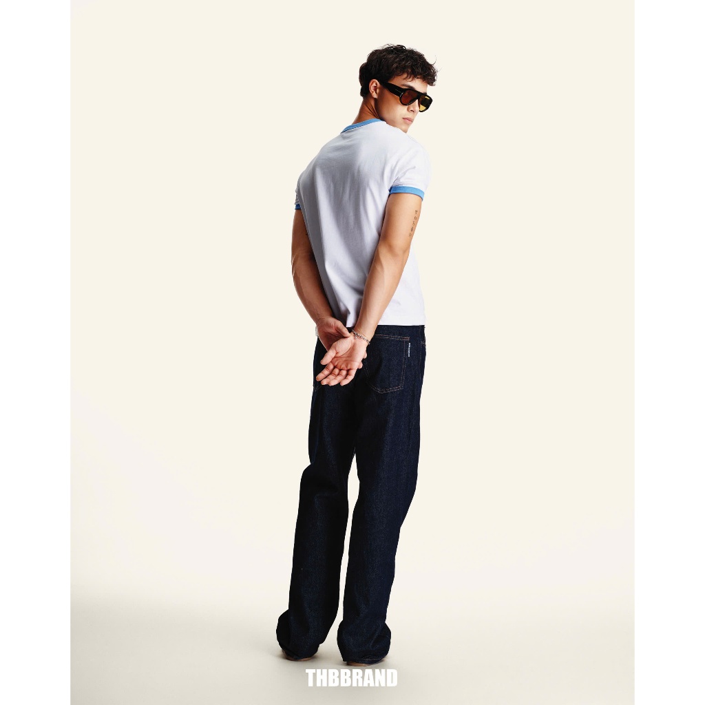 Áo thun TAY ÔM “THBB V70 BASIC” - [250gsm, đã xử lý co rút] / THBBRAND | BigBuy360 - bigbuy360.vn