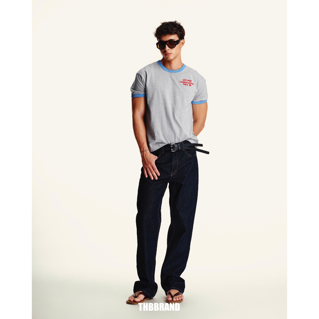 Áo thun TAY ÔM “THBB V70 BASIC” - [250gsm, đã xử lý co rút] / THBBRAND | BigBuy360 - bigbuy360.vn