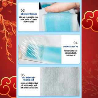 COMBO20/40/60 Miếng dán hạ nhiệt cơ thể - Làm mát sâu, thoải mái đến 8 giờ - Nhiệt độ thấp nhất 20°C - 20 miếng/gói